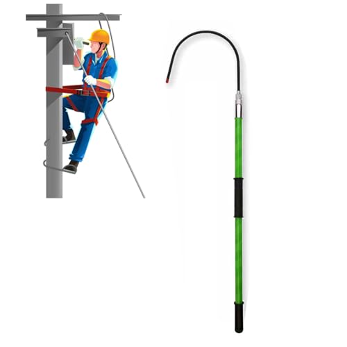 Insulated High Voltage Rescue Hook 1m 220lbs Load