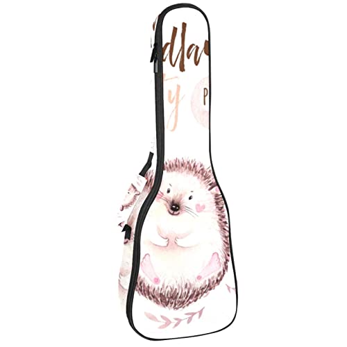 Sac pour ukulélé motif renard et chouette : le cadeau parfait pour musicien