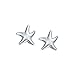Hawaii Ocean Sea Life Tropical Beach Vacation Nautical Starfish Stud Earrings For Women Teens .925 Sterling Silver