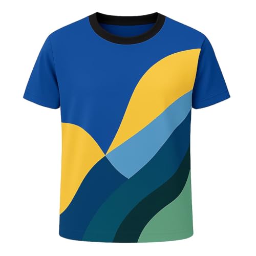 Image of Kid's Athletic T-Shirt | Ultra-Breathable, Moisture-Wicking Polyester Jersey Designed for Energetic Running, Active Sports, and Everyday Play