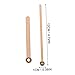 TEHAUX 1set Wooden Clock Parts Simple Hanging Wall Clock Repair Tool Hand Accessories for Home Decor and Projects