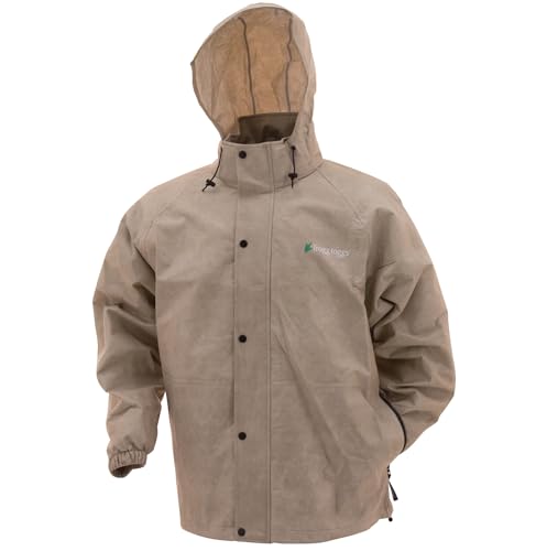 Image of Frogg Toggs PA63123-04-2XL Pro Action Rain Jacket (Tan, XX-Large)