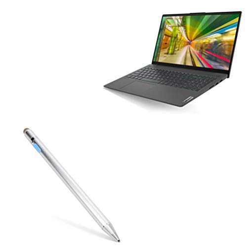 BoxWave Stylus Pen Compatible with Lenovo IdeaPad 5 (15in) - AccuPoint Active Stylus, Electronic Stylus with Ultra Fine Tip for Lenovo IdeaPad 5 (15in) - Metallic Silver