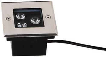 9W LED Outdoor Buried Spot Light Square Fixture Underground Lamp Warm White