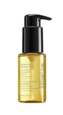 Shu Uemura, Essence Absolue ochronny olejek do włosów suchych, z olejkiem rumiankowym, nawilża i chroni przed promieniowaniem UV, 50 ml