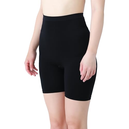 あつみファッション またずれ防止パンツ (制服やズボンの下にピッタリフィット) ひざ上約10㎝ レディース 3分丈