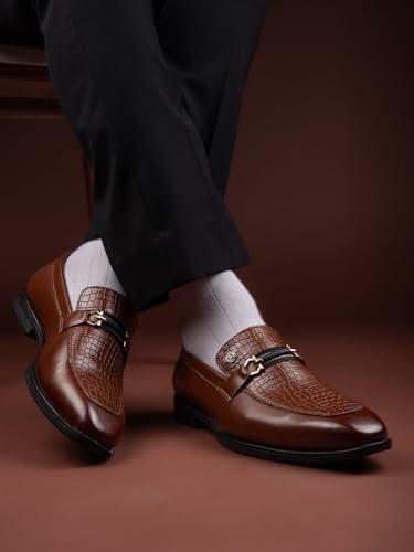 Image of ALBERTO TORRESI Calabria Horsebit Loafer for Men Branded TPR Sole with Sneaker Footbed