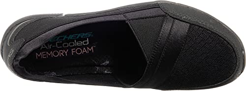 Skechers Skechers womens Be-lux - Daylights Sneaker, Black/Black, 9 US