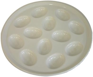 Fiesta White 574 Egg Plate
