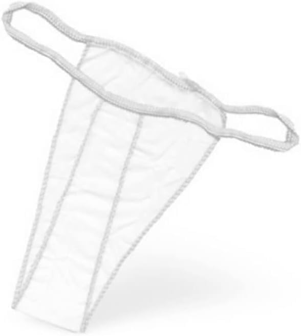 BLOMBLAUM Tanga desechable Tipo Hilo Dental – 100 Unidades de TNT para SPA, centros de estética, masajes – Unisex e higiénico.