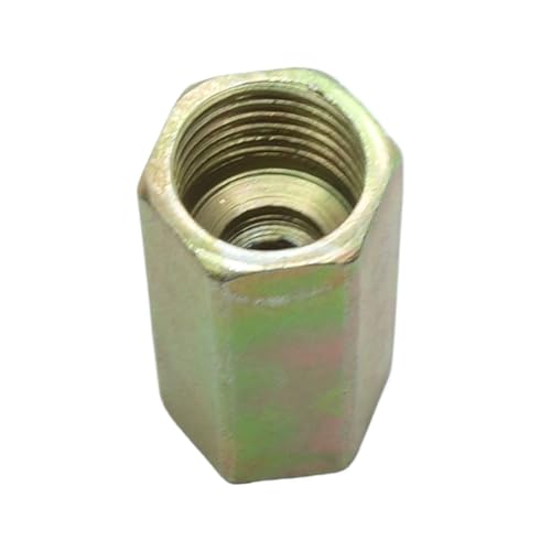 Image of 1 Piece Metric M14X1.5 To M14 X 1.5 Female Coupling Adapter Steel Hydraulic Fitting