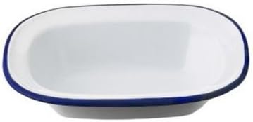 Lakeland Traditional Enamel 16cm Oblong Pie Dish