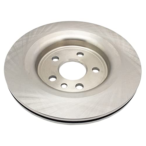 Image of TRQ Rear Brake Pad and Rotor Set Ceramic Vented Rotors Compatible with 2007-2008 Volvo S80
