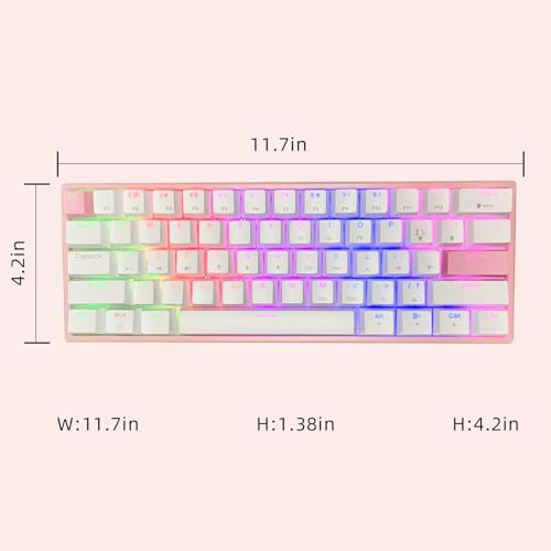 Teclado Mecánico Gamer ONE-UP Portable 60% USB-C miniatura 3