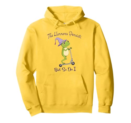 Frog The Horrors Persisten Pero también Frog Funny Hombres Mujeres Sudadera con Capucha