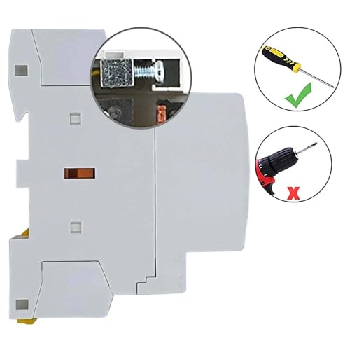 Contactor modular HCH8s 25A 2NO para carril DIN en instalaciones automaticas de doce voltios 3