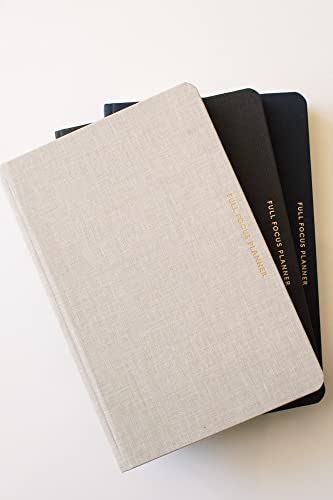 Full Focus Planner - Pocket Linen Planner Perfect For On-The-Go Achievers (Oatmeal) #TOP4