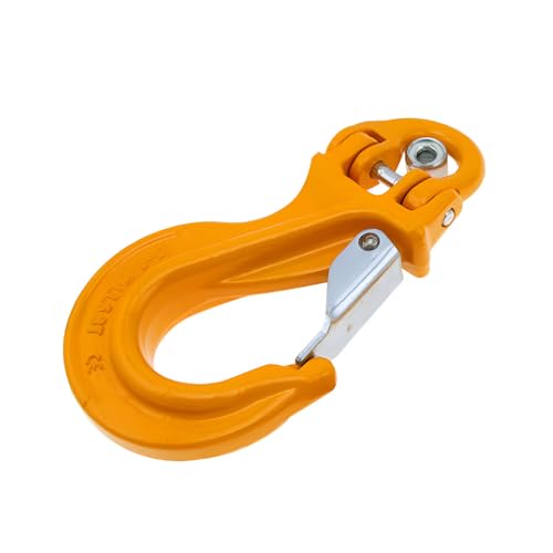 Alloy Steel Swivel Hook，Safety Chain Hooks，Steel Clevis Chainhook，Durable Multi-Purpose Hook，Suitable for Trailer Truck Transport Tow Use ﻿