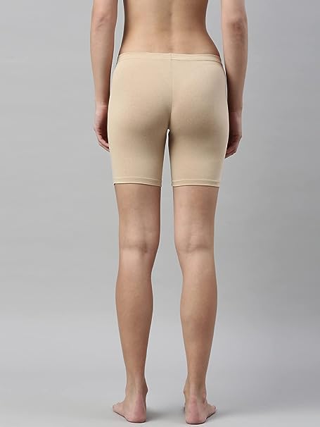 Image of ELEG & STILANCE Shorts for Women Stretchable Cycling Skin Fit Tights for Women Gym Shorts for Women Running Tights for Dresses Yoga