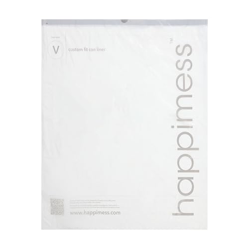 happimess HPM3000V-WHITE 100-Count 30 Gallon Drawstring Unscented Trash Can Liner for Business Home Kitchen Commercial and Industrial White (4-Rolls of 25 Liners) by happimess - Image 5