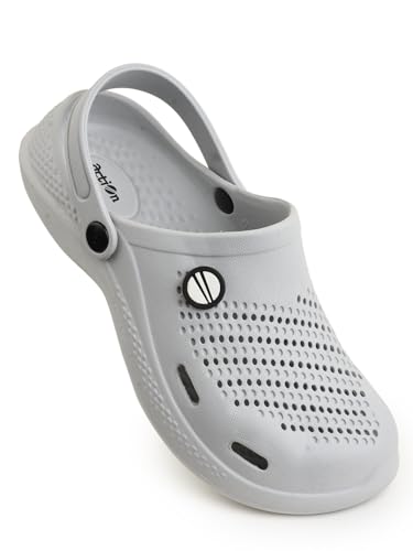 Action Slip-On Casual Clogs for Men Grey (B0CZ9KG3C9) Amazon Price History, Amazon Price Tracker