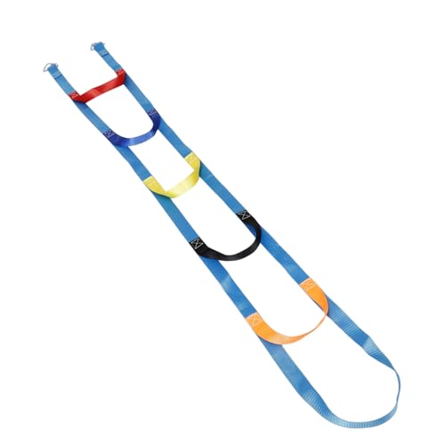 TOBBOMEY Multi-Functional Boys and Girls Rope Ladder Safe Soft Rope Climbing Ladder for Outdoor Play