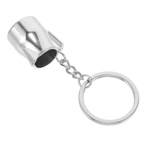 ANDRESLAD Llavero Decorativo Mini Jarra Latte Art Para Bolsos y Llaves Ligero y Compacto Para