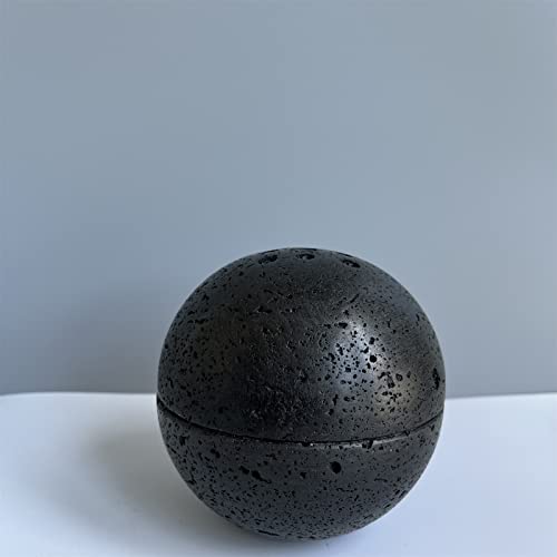 Saidkocc 113-3 9 Holes Handmade Natural Marble Round Incense Burner Holder For Meditation Decorative Room/Kitchen/Coffee Shop  thumb #2