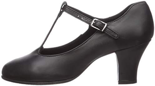 Capezio Adult T-Strap Character Shoe (700) -CARAMEL -8 | Image 7