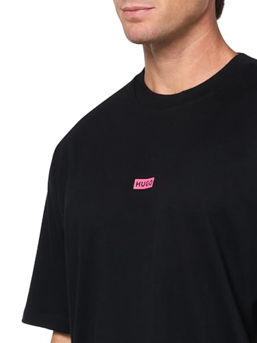 HUGO Men's Small Logo Block Cotton T-Shirt3
