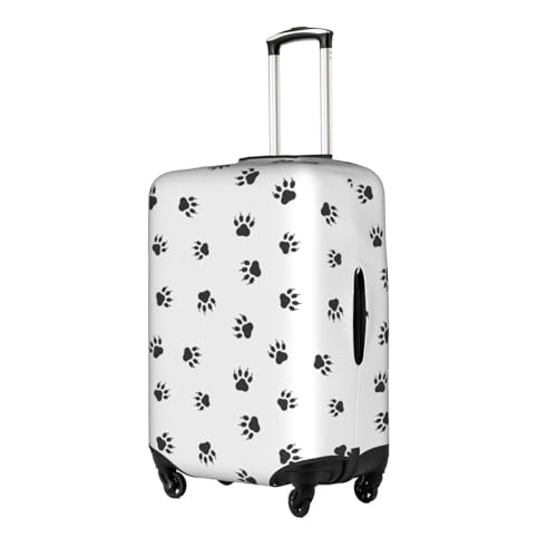 BREAUX Bear paw print Luggage Protective Covers Luggage Sleeves Luggage Decorative Covers, Zip Luggage Covers2