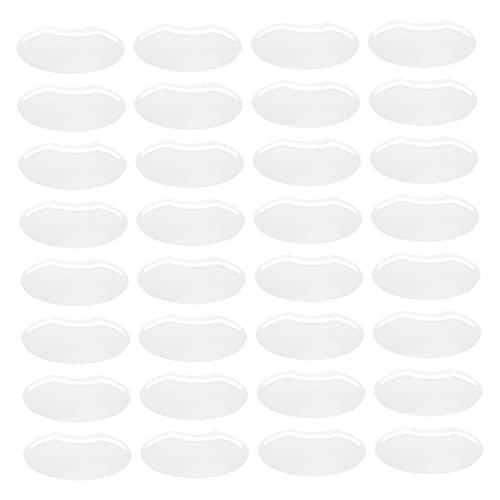 Gogogmee 50 pezzi Protezioni Occhi Trasparenti per Parrucchiere Schermo per Taglio Copertura Protettiva per e Salone