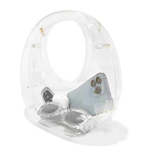 Sac à main de luxe en acrylique grand volume pour smartphone - 6