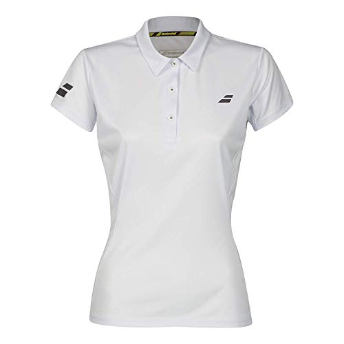 Polo Babolat Core Club pour femme disponible en blanc