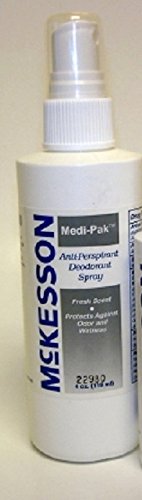 McKesson Spray desodorante antitranspirante, aroma fresco, 4 onzas, 1 unidad