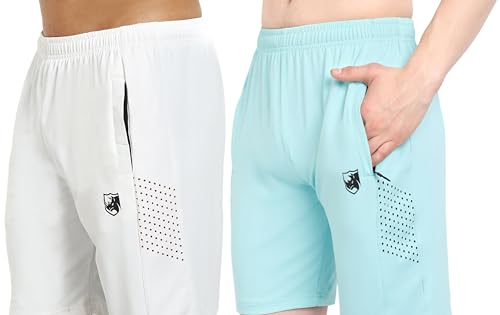 Image of RynoGear Shorts for Men with Zipper Pocket (Pack of 2)