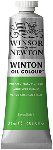 Winsor &Amp; Newton - Tubo Oleo Winton 37Ml Winsor&Amp;Newton Amarillo Ftalo Verdoso En Oferta Winsor &Amp; Newton Winton Pintura Al Óleo, Verde Amarillo Ftalo, 37 Ml, 37