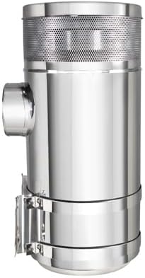 United Pacific 28205 Air Cleaner Kit, 15" Stainless Steel, with Brackets, for Peterbilt