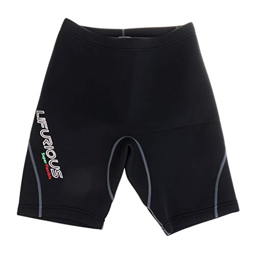 Tubayia Pantalones cortos de neopreno para hombre, protección UV, para natación, surf, buceo