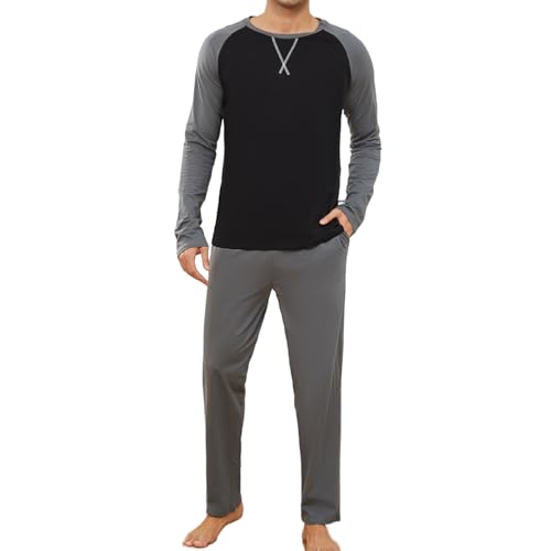 Pyjama Homme Coton Hiver haut de gamme doux et confortable S-XXL