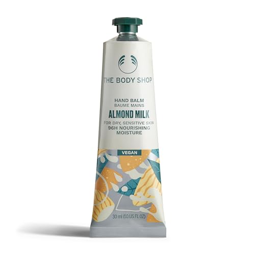 The Body Shop Almond Milk Hand Balm – Moisturizes and Protects Sensitive Skin – 1.0 Fl Oz