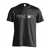 [アートワークスコウベ] サッカー Tシャツ 半袖 練習着 ドライ MOVE ON 進め ユニセックス S ブラック
