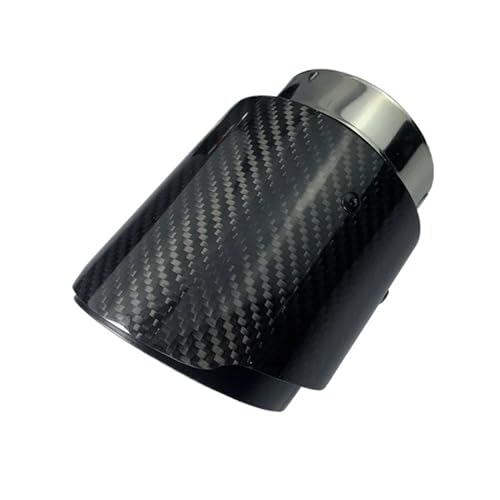 Embouts d'échappement voiture en carbone mat entrée 86 mm noir pour BMW X5 F15