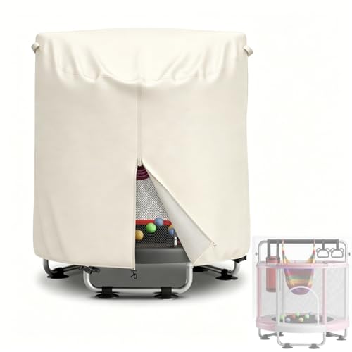 Funda para trampolín infantil de exterior para mantener el área de juego limpia y lista en el jardín