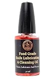 Horace Whitlock Knife Pivot Lube Oil – Premium Food-Safe Lubricant for Folding Knives & Tools...