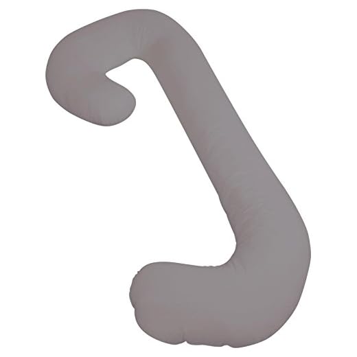 Leachco Snoogle Chic Total Body Pillow, Shadow