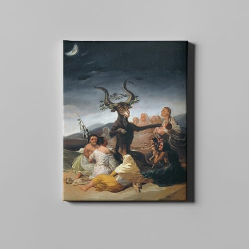 Toile Sabbat des sorcières Francisco De Goya, créez une ambiance mystérieuse dans votre salon