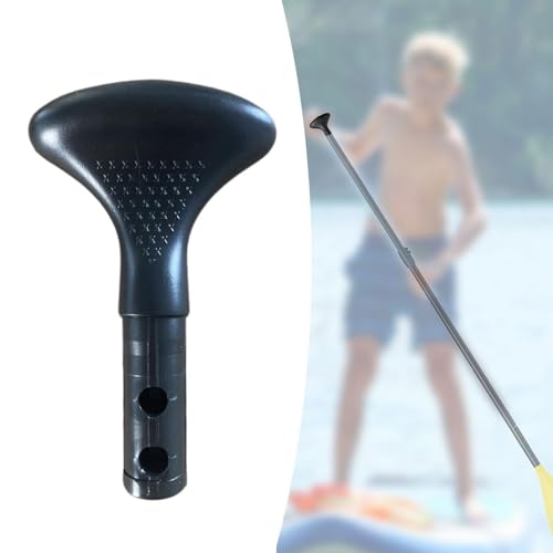 Yiju Kayak Paddle Handle, Canoe Paddle Handle Grip Part Paddle Accessory Boat Paddle Grip, for Paddleboard Water, Sports Rafting, 2 Hole