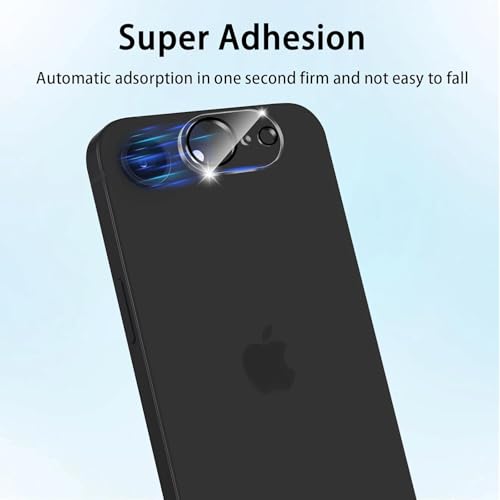Image of Xmon Back Camera Lens Protector for iPhone 16e (1 Pack) Premium Camera Glass Protector Guard, Anti-Scratch, Ultra-Clear, Easy Installation