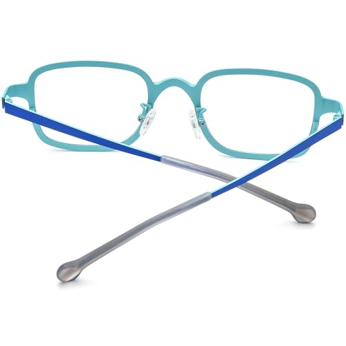 Image of FONEX Colorful Pure Titanium Glasses Frame Women Retro Round Eyeglasses
